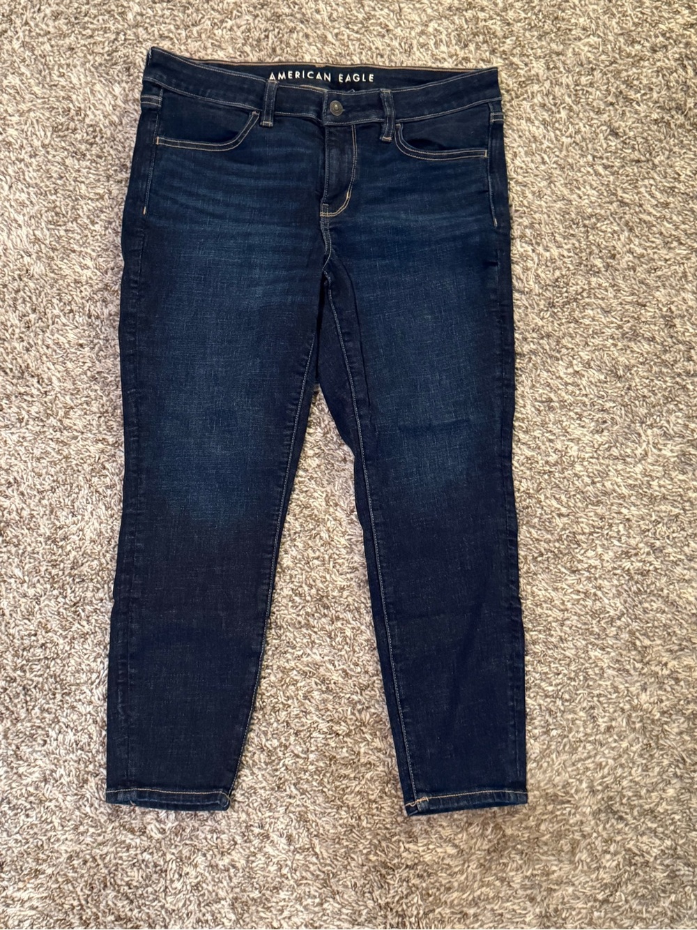AE dark wash jegging 10 extra short